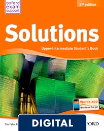 Portada del libro Solutions 2nd edition Upper-Intermediate. Student's Book Blink e-Book