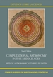 Portada del libro Computational astronomy in the Middle Ages: sets of astronomical tables in latin