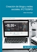 Portada del libro Creación de blogs y redes sociales. IFCT029PO