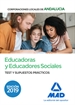 Portada del libro Educadoras y Educadores Sociales de Corporaciones Locales de Andalucía. Test y supuestos práctico