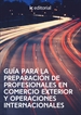 Portada del libro Guía para la preparación de profesionales en comercio exterior y operaciones internacionales