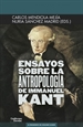 Portada del libro Ensayos sobre la antropología de Immanuel Kant
