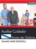 Portada del libro Auxiliar Cuidador. Xunta de Galicia. Temario Parte específica
