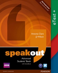 Portada del libro Speakout Advanced eText +