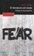 Portada del libro El liberalismo del miedo