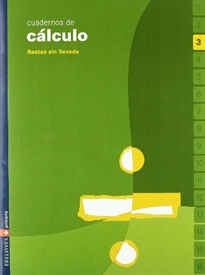 Portada del libro Cuaderno 3 de calculo (Restas sin llevada)