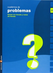 Portada del libro Cuaderno de problemas 2 Primaria (Sumas con llevada y restas sin llevada)