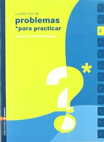 Portada del libro Cuaderno 3 (Problemas para practicar matemáticas) Primaria