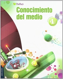 Portada del libro Conocimiento del Medio 4º Primaria (C. de Madrid) Tres Trimestres