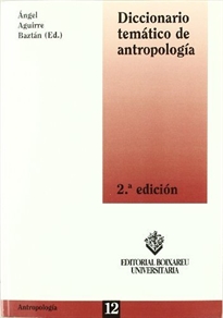 Portada del libro Diccionario Temático de Antropología