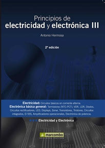 Portada del libro Principios de Electricidad y Electrónica III 2ªEd.