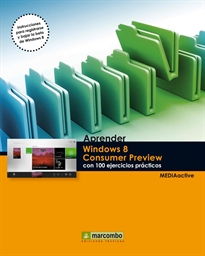 Portada del libro Aprender Windows 8 Consumer Preview con 100 ejercicios prácticos