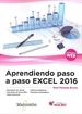 Portada del libro Aprendiendo paso a paso Excel 2016