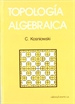 Portada del libro Topología algebraica