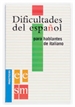 Portada del libro Dificultades del español para hablantes de italiano.