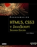 Portada del libro HTML5, CSS3 y JavaScript. Segunda Edición