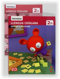 Portada del libro Tablet: Llengua catalana, Aprenc a escriure. 2n Primària. Connecta 2.0