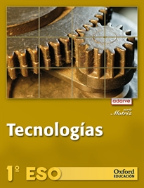 Portada del libro Tecnologías 1.º ESO Adarve Serie Motriz, versión Tableta (Blink Learning)