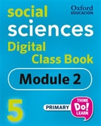 Portada del libro Think Do Learn Social Sciences 5 Digital Class book, Module 2