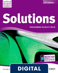 Portada del libro Solutions 2nd edition Intermediate. Student's Book OLB eBook, browser version (Oxford Plus)