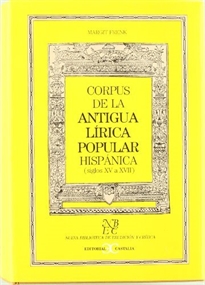Portada del libro Corpus de la antigua lírica.