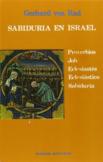 Portada del libro Sabiduría en Israel: proverbios, Job, Eclesiástico, Eclesiastés