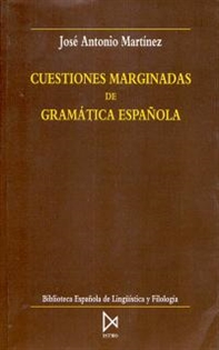 Portada del libro Cuestiones marginadas de gramática española