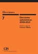 Portada del libro Elecciones autonómicas 2009-2012