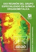 Portada del libro XXX reunión del grupo especializado en química organometálica. XXX, 12-14 de junio de 2012 Castellón de la Plana