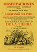 Portada del libro Oservaciones astronómicas y físicas hechas de orden de S. Mag. en los Reynos del Perú