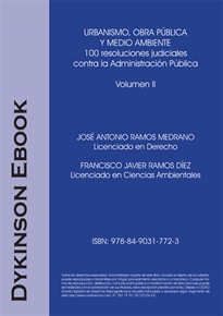 Portada del libro Urbanismo, obra pública y medio ambiente. 100 resoluciones judiciales  contra la Administración Pública