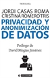 Portada del libro Privacidad y anonimización de datos