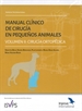Portada del libro Manual clínico de cirugía de pequeños animales