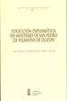 Portada del libro Colección diplomática do mosteiro de San Pedro de Vilanova de Dozón