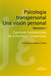 Portada del libro Psicología transpersonal: Una visión personal. Volumen I