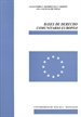 Portada del libro Bases de Derecho Comunitario Europeo