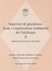 Portada del libro Repertori de grandeses, títols i corporacions nobiliàries de Catalunya, II