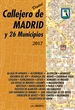 Portada del libro Callejero de Madrid y 26 municipios 2017