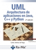 Portada del libro UML. Arquitectura de aplicaciones en Java, C++ y Python. 2ª Edición