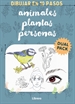 Portada del libro Pack Dibujar En 10 Pasos Personas Y Animales Y Plantas