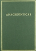 Portada del libro Anacreónticas