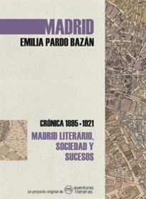 Portada del libro Madrid. Crónica de Emilia Pardo Bazán