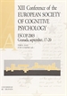 Portada del libro XIII Conference of the European Society of Cognitive Psychology