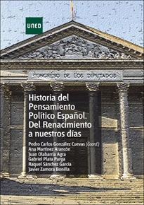 Portada del libro Historia del pensamiento político español. Del renacimiento a nuestros días