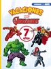 Portada del libro Vacaciones con Los Vengadores. 7 años (Aprendo con Marvel)