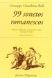 Portada del libro 99 sonetos romanescos