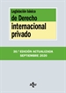 Portada del libro Legislación básica de Derecho Internacional privado