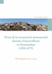 Portada del libro Praxis de la restauración monumental durante el desarrollismo en Extremadura (1959-1975)