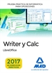 Portada del libro Prueba práctica de Informática: Writer y Calc
