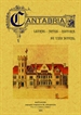 Portada del libro Cantabria. Letras, artes, historia. Su vida actual
